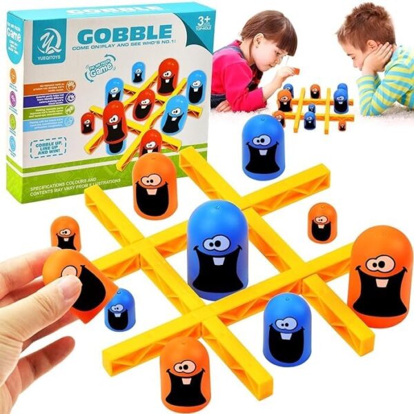 Gobble Family Tic Tac Toe Battle Fun Game