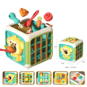 Busy Smart Multi-Play Switching Six-Sided Monkey Feeding Cube for Toddlers
