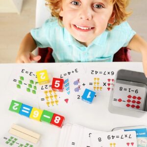 Number Counting Wooden Cube Blocks for Preschoolers